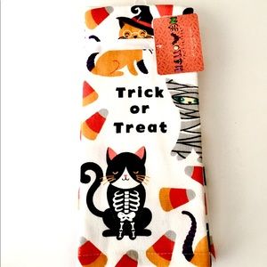 Halloween Cat Kitchen towels 2 pack 100% cotton